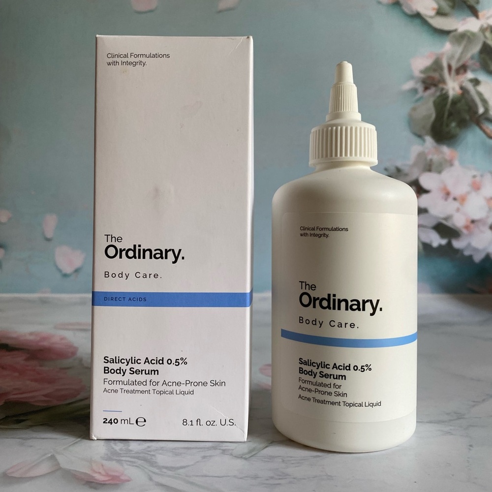 The Ordinary Salicylic Acid 0.5% Body Serum, Full Size 8.1oz/240ml, New With Box